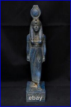 Isis-Rare Ancient Egyptian statue of goddess of love natural stone, made in Egypt