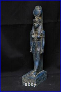 Isis-Rare Ancient Egyptian statue of goddess of love natural stone, made in Egypt