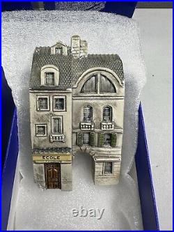 J Carlton Dominique Gault Miniature Paris Buildings Lot of 9 (2 Have Crack)