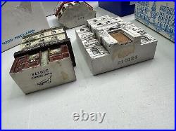J Carlton Dominique Gault Miniature Paris Buildings Lot of 9 (2 Have Crack)