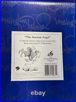 James Christensen Ancient Angel Porcelain Sculpture Rare Signed #15/25 AP COA