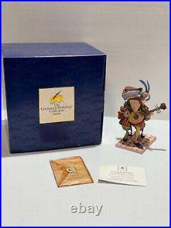 James Christensen Lute Player Porcelain Sculpture 158/1500 Box COA Greenwich