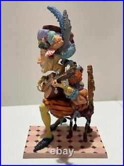 James Christensen Lute Player Porcelain Sculpture 158/1500 Box COA Greenwich