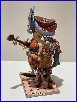 James Christensen Lute Player Porcelain Sculpture 158/1500 Box COA Greenwich