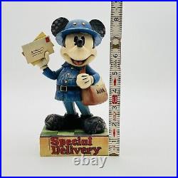 Jim Shore Disney Mickey Mouse Special Delivery Figurine Mailman #4009263