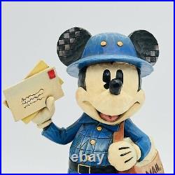 Jim Shore Disney Mickey Mouse Special Delivery Figurine Mailman #4009263