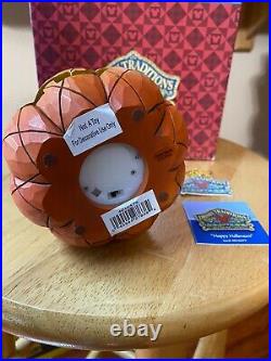 Jim Shore Disney Stitch Halloween in Lit Pumpkin VERY RARE 4016579