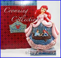 Jim Shore Disney Twilight Serenade Little Mermaid Ariel and Prince Eric Dress &