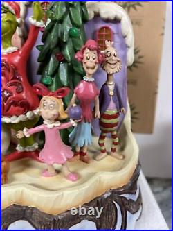 Jim Shore Grinch Max Cindy Lighted Carved By Heart Christmas Whoville Lighted