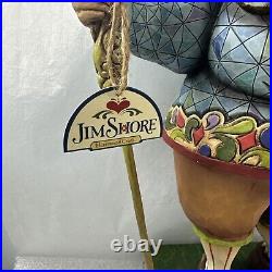 Jim Shore Large Garden Gnome with Bluebird Staff 19 Figurine 4007763