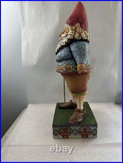 Jim Shore Large Garden Gnome with Bluebird Staff 19 Figurine 4007763