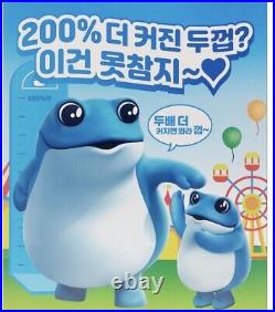 Jinro Soju Big Size 200% Blue Frog Figure Jinro Is Back Limited Edition Korean