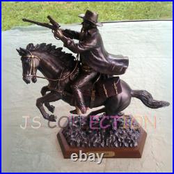 John Wayne Heroic Charge Cold-Cast Bronze Sculpture