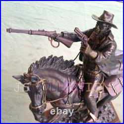 John Wayne Heroic Charge Cold-Cast Bronze Sculpture