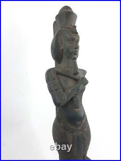 KING STONE EGYPT STATUE Carved Akhenaten Ancient Egyptian Pharaoh Antique