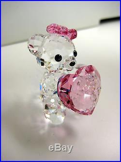 KRIS BEAR ONLY FOR YOU HOLDING HEART 2012 SWAROVSKI #1096732