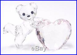 Kris Bear Pink Heart Love 2017 Swarovski Crystal #5265323