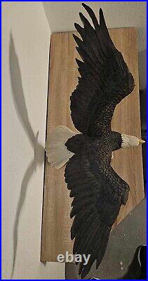 LARGE & Rare 1995 Animal Classic United Design Bald Eagle Statue by Barry Miller