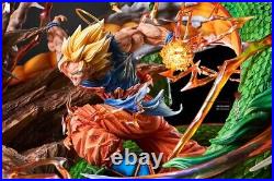 LAST SLEEP S Dragon Ball Son Goku VS Vegeta IV Painted Statue Presell Limited228