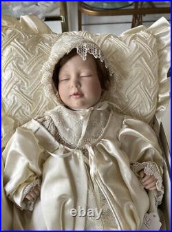 LENOX 1991 CHRISTENING DOLLLenox Victorian Christening DollSleeping Baby Doll