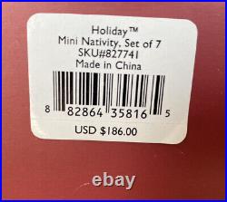 LENOX 7 Piece Miniature Mini NATIVITY SET Holy Family Kings New in Box