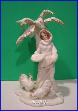 LENOX CLASSIC Nativity INNKEEPERS DAUGHTER Chicken Rooster NEW in BOX with COA