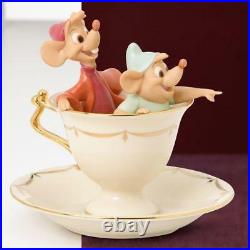 LENOX Disney Tea Party Pals Figurine CINDERELLA Gus & Jaq New in BOX