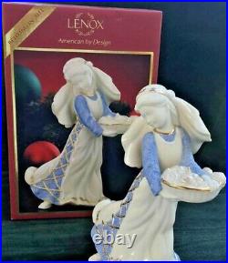LENOX Nativity FIRST BLESSING FRUIT MARKET MAIDEN sculpture NEW in BOX 1st qual