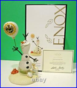 LENOX OLAF'S FUN IN THE SUN Disney - FROZEN sculpture - - NEW in BOX with COA