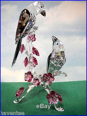 LOVING MAGPIES TUTELARY SPIRIT CRYSTAL LINE 2013 SWAROVSKI BIRDS #5004639