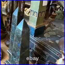 Labradorite Stone Obelisk Pair, Living Room Obelisk, Christmas Eve Gifts Decor Labradorite Stone Obelisk Pair, Living Room Obelisk, Christmas Eve Gifts Decor
