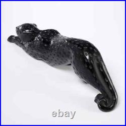 Lalique Zeila Panther Large Sculpture Black Crystal Ref. 1167100- Official