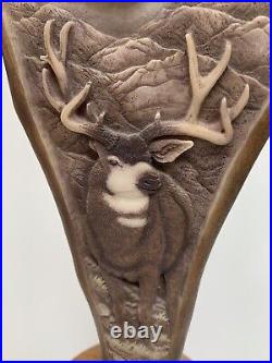 Lance Domonoske, Sterling Alaska 1994, Vintage Deer Sculpture