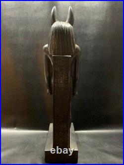 Large Egyptian God Anubis Jackal God of Afterlife & Mummification Standing