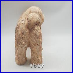 Large Vintage Lhasa Apso Danbury Mint Dog Resin Statue Rare 7H