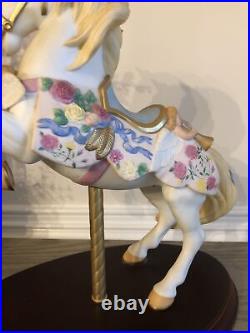 Lenox Carousel Horse Porcelain The Victorian Romance 1992 Limited Edition 13x14