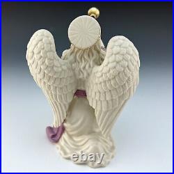 Lenox China First Blessing Nativity Kneeling ANGEL with Trumpet Figurine No Box