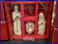 Lenox China Jewels Collection Jesus Mary Joseph Nativity of 14 Figurines -1999