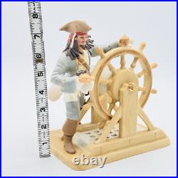 Lenox Disney Captain Jack Sparrow Pirates Of The Caribbean Steering Boat NEW