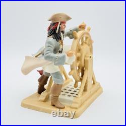 Lenox Disney Captain Jack Sparrow Pirates Of The Caribbean Steering Boat NEW