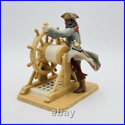 Lenox Disney Captain Jack Sparrow Pirates Of The Caribbean Steering Boat NEW