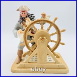 Lenox Disney Captain Jack Sparrow Pirates Of The Caribbean Steering Boat NEW