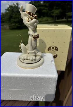 Lenox Walt Disney Pluto's Night Out Figurine Ivory & Gold, Complete with COA