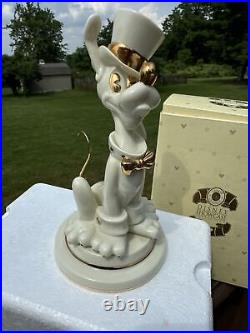 Lenox Walt Disney Pluto's Night Out Figurine Ivory & Gold, Complete with COA
