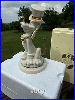 Lenox Walt Disney Pluto's Night Out Figurine Ivory & Gold, Complete with COA