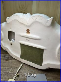 Lenwile Ardalt 7530 Couple Bisque/Porcelain Figurine Lighted Lamp Music Box