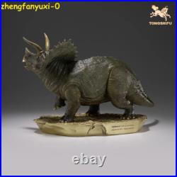 Limited 120 Triceratops Dinosaur Brass Statue Model Figure Collectible Display