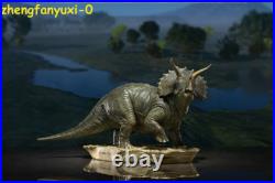 Limited 120 Triceratops Dinosaur Brass Statue Model Figure Collectible Display