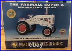 Limited Edition The Farmall Super A Demonstrator Model Tractor Franklin Mint