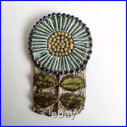 Lisa Larson Sunflower ceramic plate